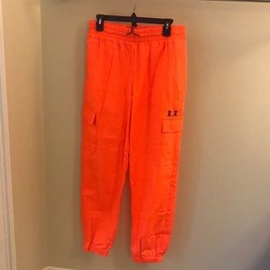 bright orange cargo pants